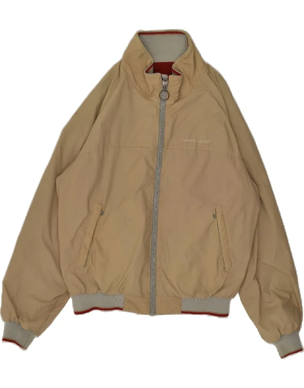 Off-duty NORTH SAILS Mens Bomber Jacket UK 40 Large Beige Polyamide