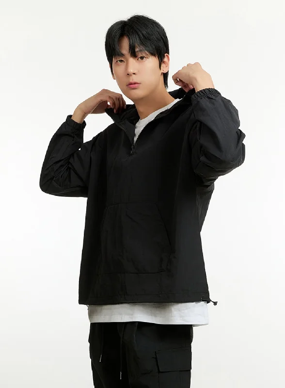 Performance-wear Men's Activewear Windbreaker Top IL412