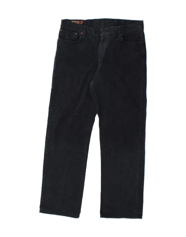 Wide-leg MARLBORO CLASSICS Mens Straight Jeans W38 L34  Navy Blue Cotton