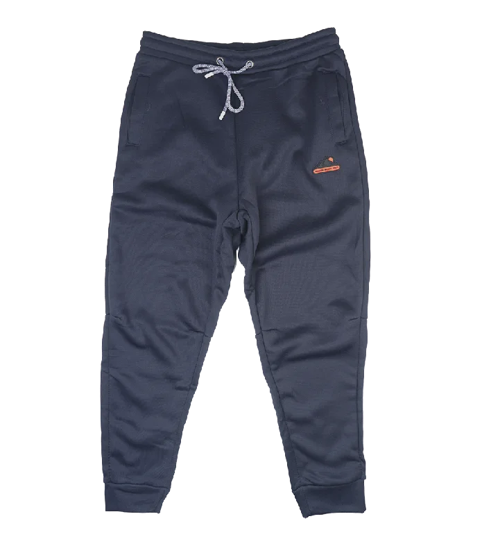 Elastic waistband REASON FLEECE JOGGER SWEATPANTS NAVY - PJ-01