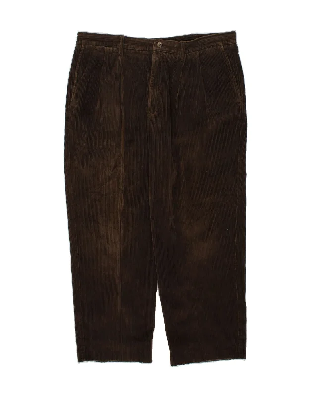 Denim romper DOCKERS Mens Pegged Corduroy Trousers W38 L30 Brown