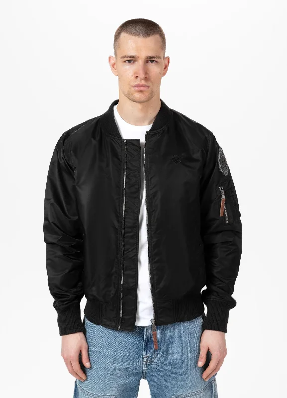 Eco-conscious Men's transitional jacket MA-1 Logo