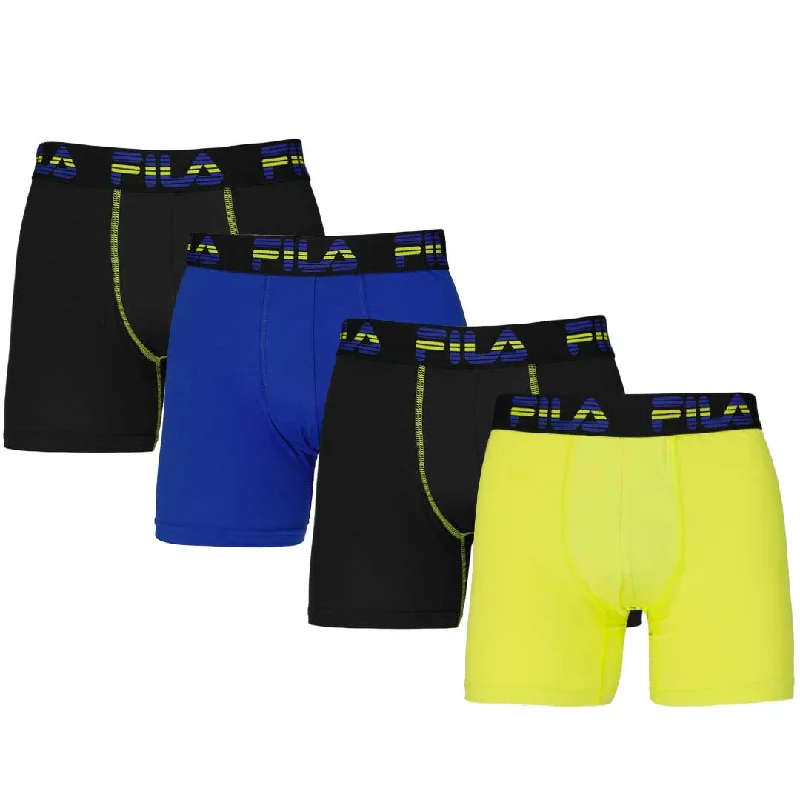 Oversized FILA - Men's 4 Pack Boxer Brief (FM412BXPB9 400)