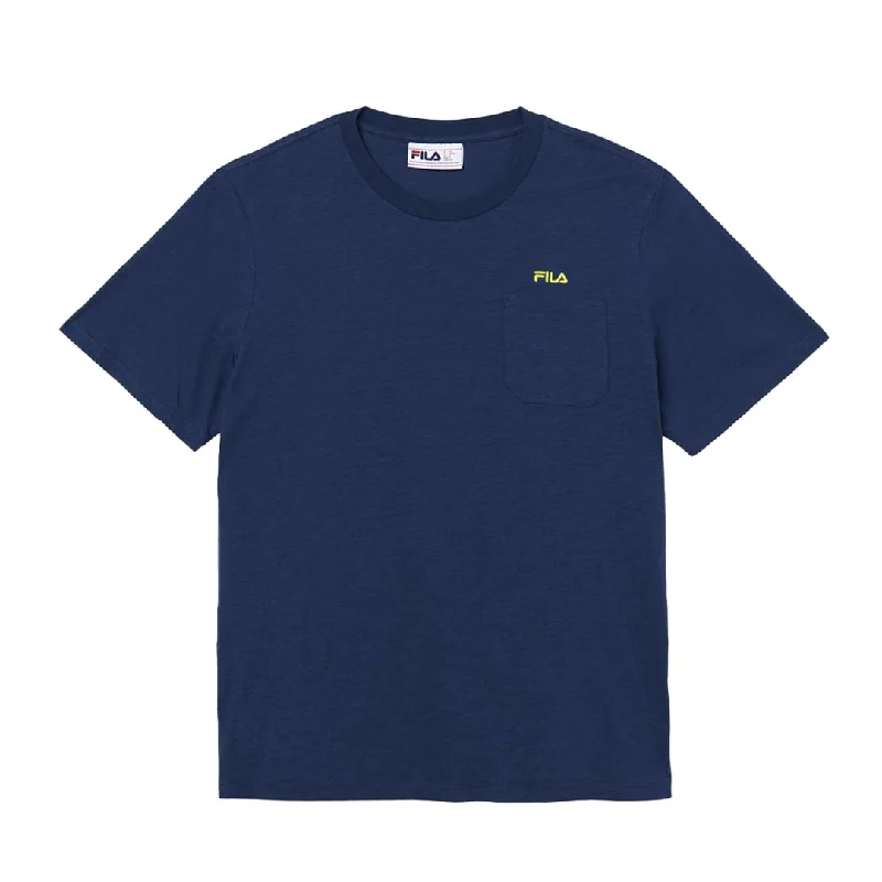 Sportwear-inspired  FILA - Men's Dilki Crew T-Shirt (LM23B536 934)