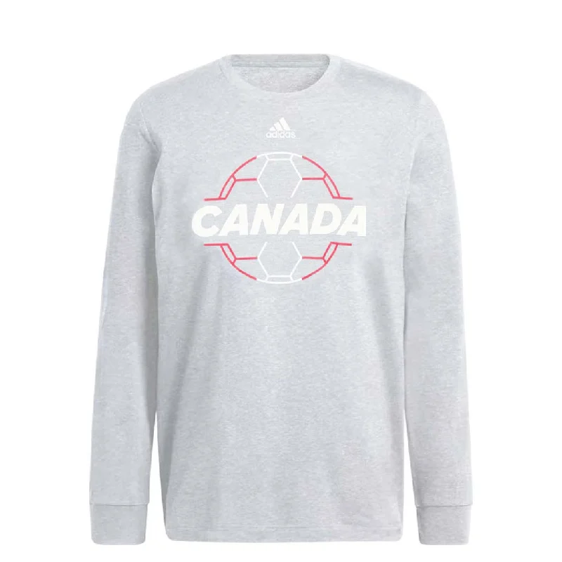 Utility-wear adidas - Men's Canada Soccer Long Sleeve Crew (GA4860)