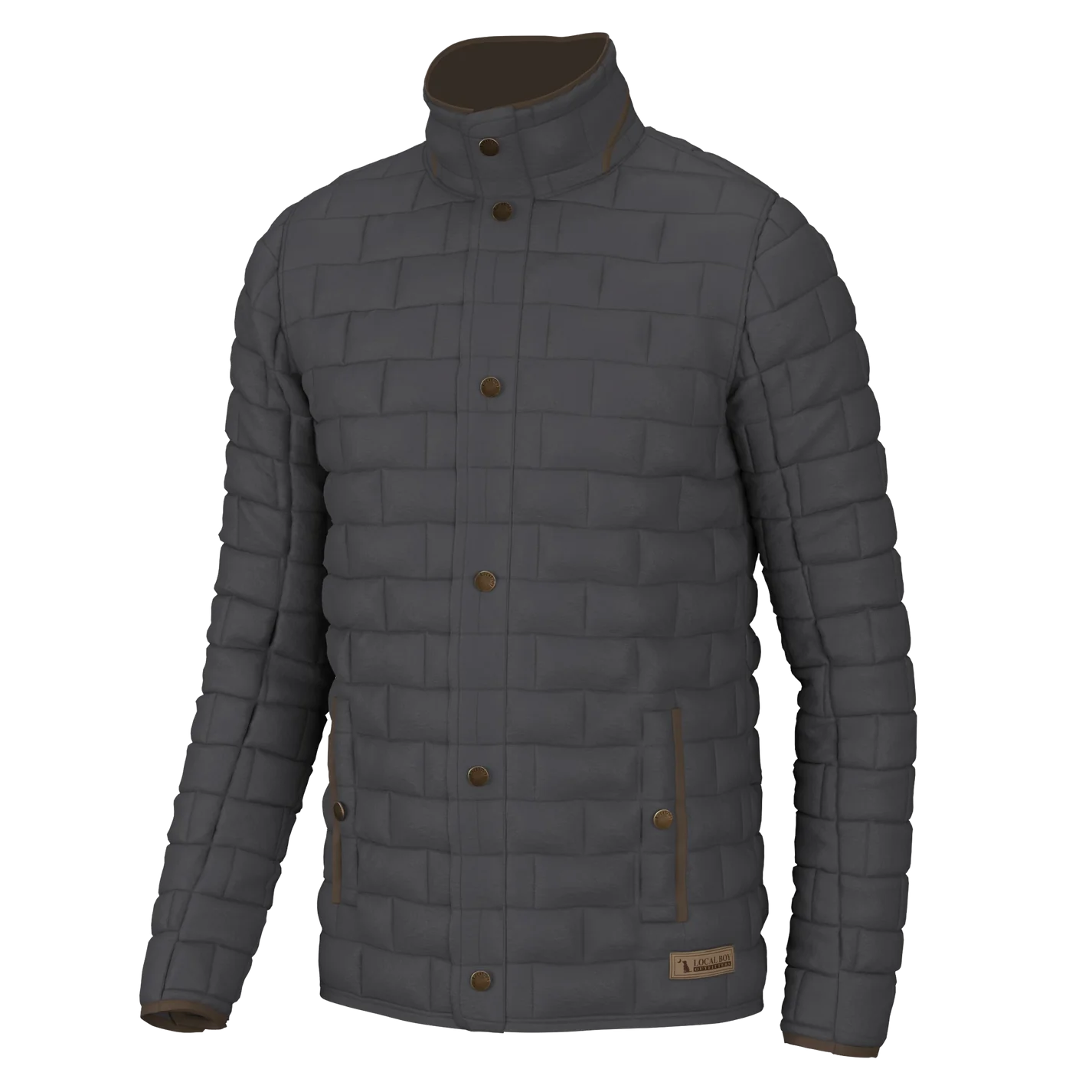 Sportwear-inspired  Brick Quilted Jacket