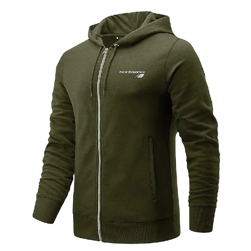 Functional-wear New Balance - Men's Classic Core Full Zip Hoodie (MJ03907 ARG)