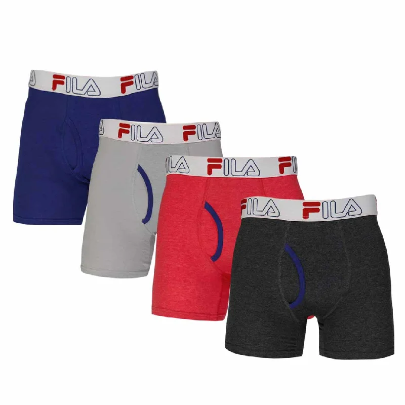 Performance-wear FILA - Men's 4 Pack Boxer Brief (FM412BXCS28 034)