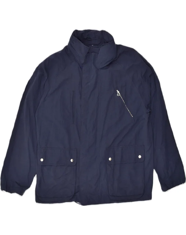 Performance-ready VINTAGE Mens Utility Jacket UK 42 XL Navy Blue