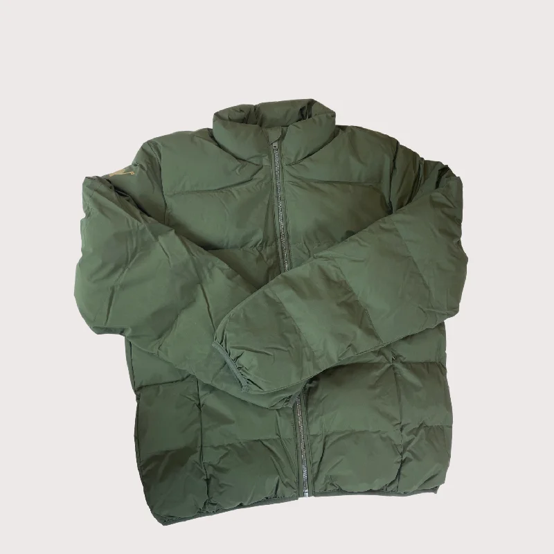 Oversized Sinclair Men's Green Puffer Coat