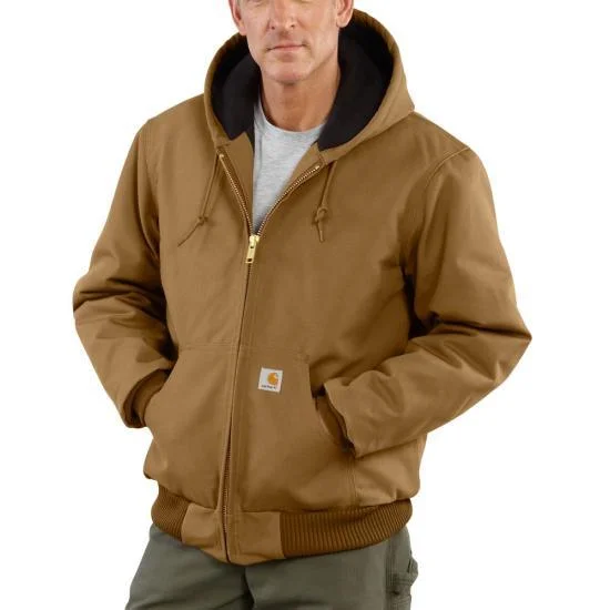 Retro-cool Duck Active Jacket - Quilted Flannel Lined - Carhartt Brown