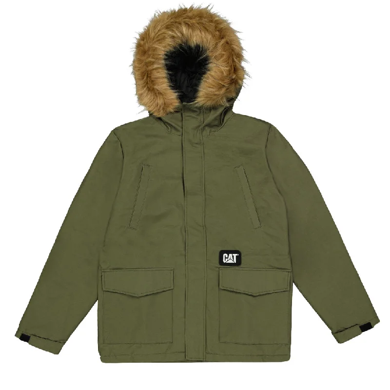 Elevated CAT (Caterpillar) - Men's Fur Hood Parka (7040025 12079)