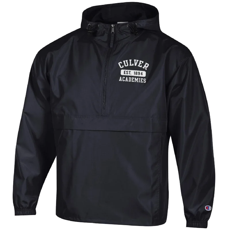 Tailored-wear Champion 1894 Packable Jacket - Black