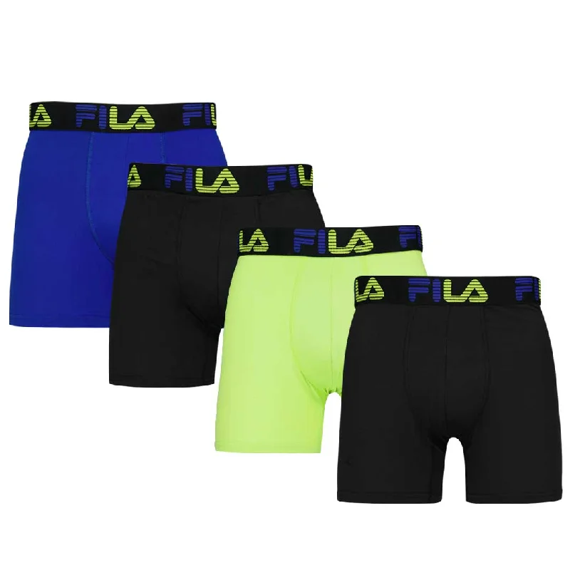 High-tech FILA - Men's 4 Pack Boxer Brief (FM412BXPB13 335)