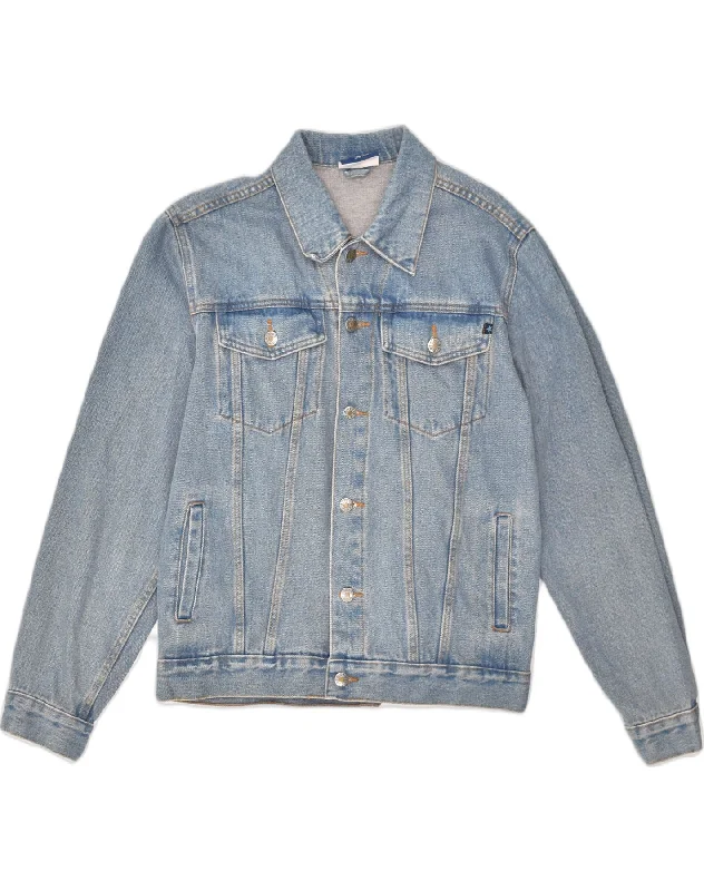 Sportwear-inspired  DENIM STYLE Mens Denim Jacket UK 38 Medium Blue Cotton