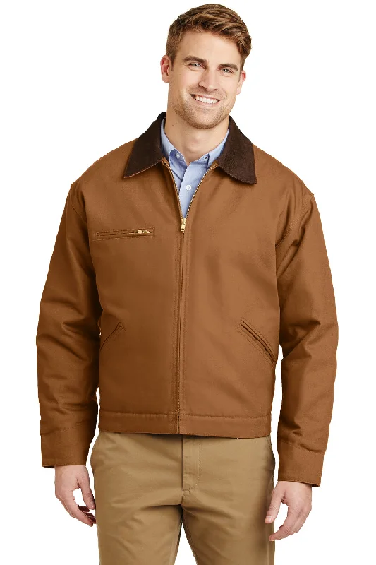 Comfy-wear CornerStone Mens Duck Cloth Full Zip Jacket - Duck Brown