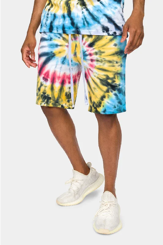 Tailored pants Swirl Tie Dye Cotton Shorts