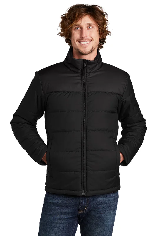 Retro-cool The North Face Mens Water Resistant Everyday Insulated Full Zip Jacket - Black