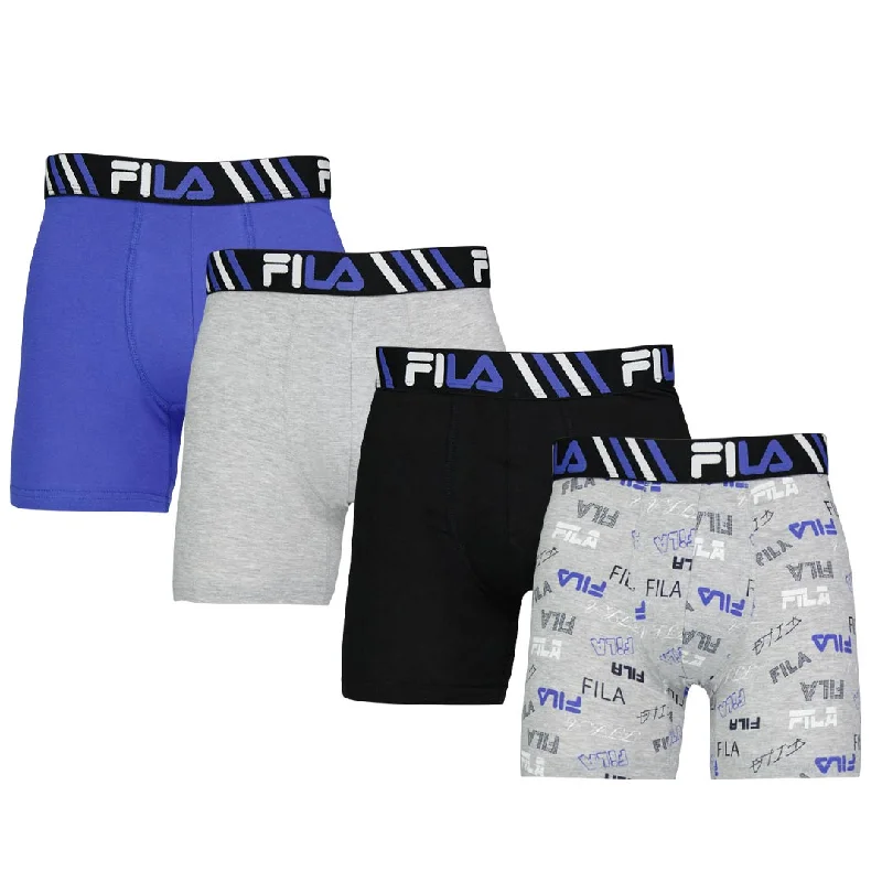 Bold-prints FILA - Men's 4 Pack Boxer Brief (FM412BXCS16 400)