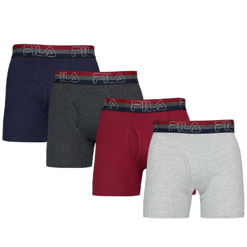 Versatile-wear  FILA - Men's 4 Pack Boxer Brief (FM312BXCS30 034)