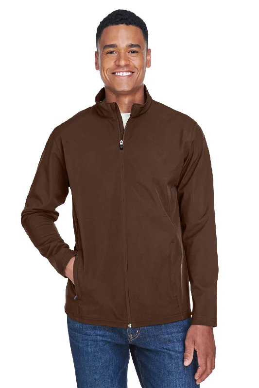 Oversized Team 365 Mens Leader Windproof & Waterproof Full Zip Jacket - Dark Brown