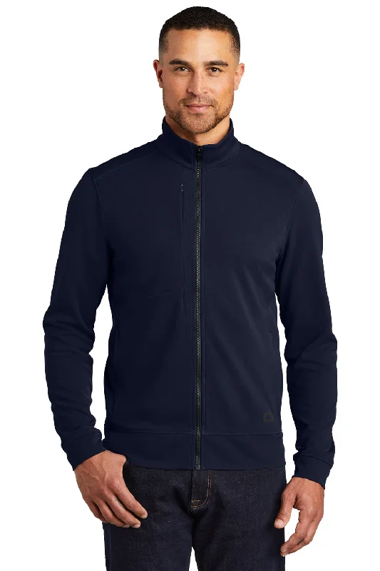 Relaxed-wear Ogio Mens Hinge Full Zip Jacket - River Navy Blue