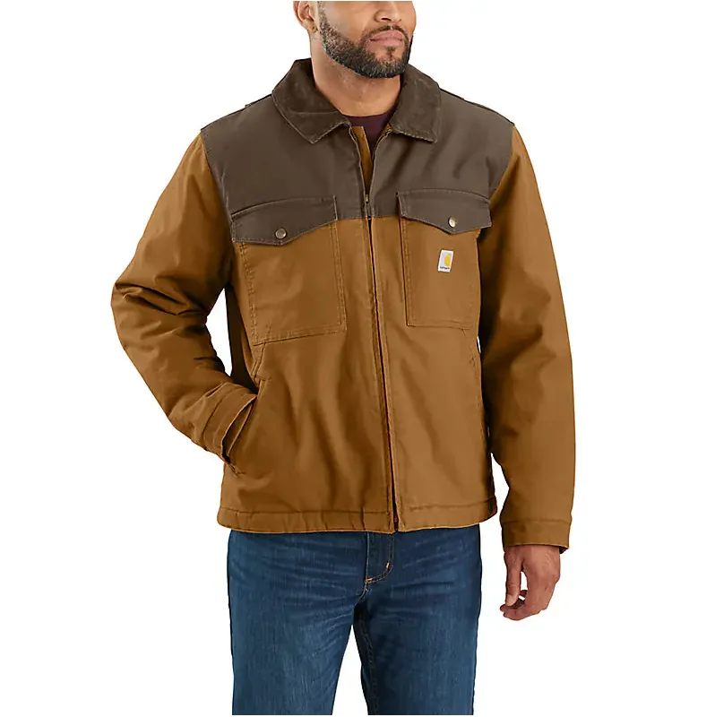 Urban-cool Fall 2024 Carhartt Montana Relaxed Fit Rugged FLex Duck Insulated Jacket - Carhartt Brown/Coffee