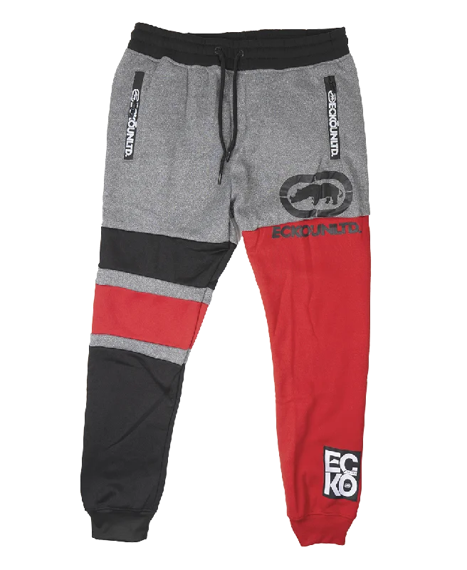 Chino pants ECKO UNLTD FLEECE JOGGER PANTS TRUE RED - EO31G613