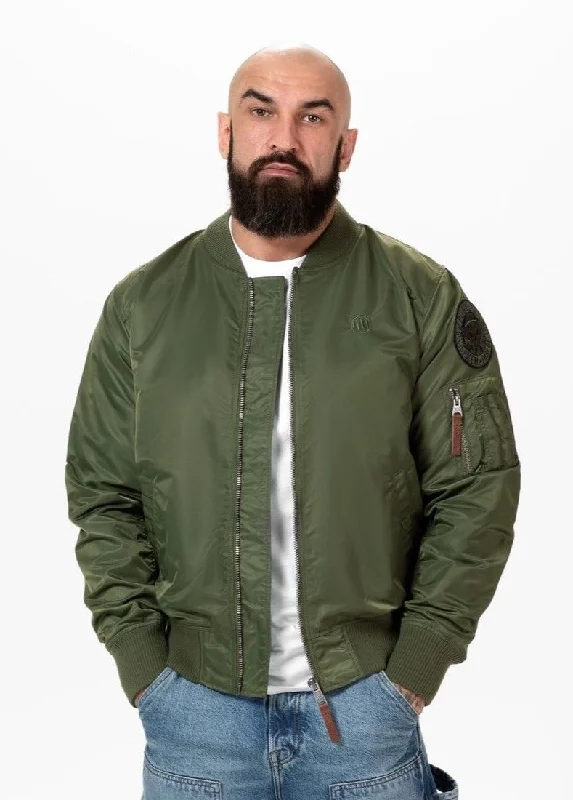 Layered Men's transitional jacket MA-1 Logo