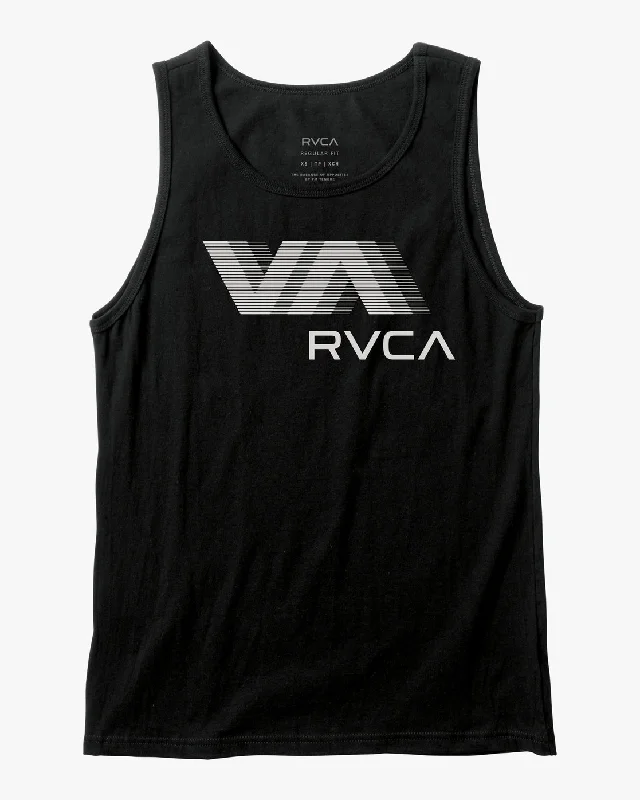 Urban VA RVCA Blur Performance Tank Top - Black