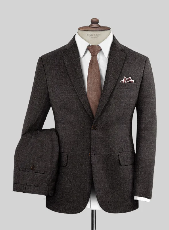 Reversible Italian Wool Hopsack Octavio Suit