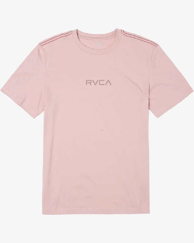 Vintage-inspired Small RVCA Tee - Pale Mauve