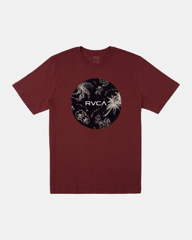 Luxury Motors Tee - Oxblood Red