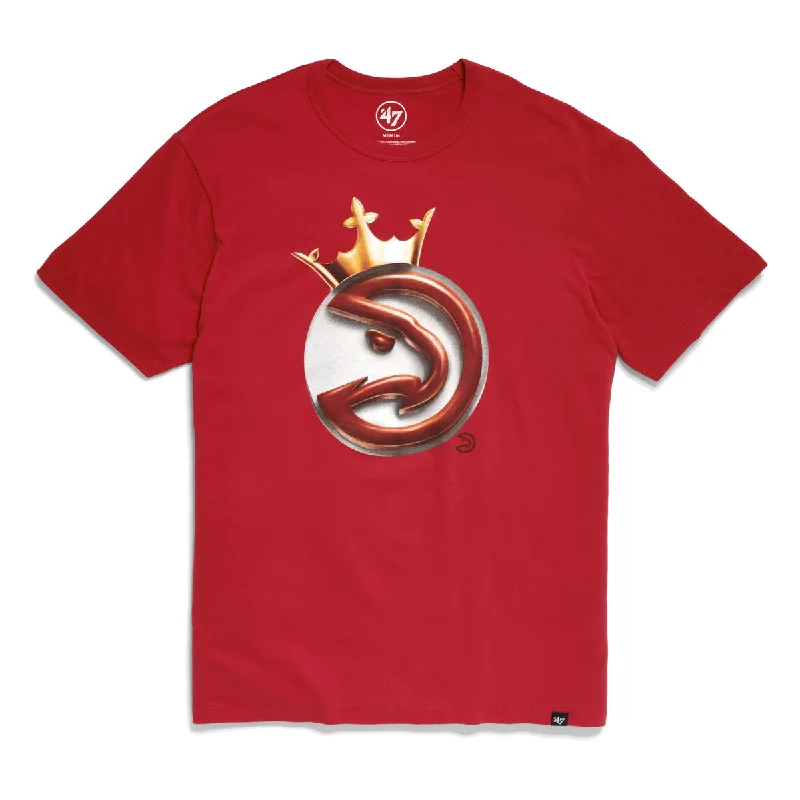 Monochromatic Atlanta Hawks Crown '47 Men's Franklin T-Shirt