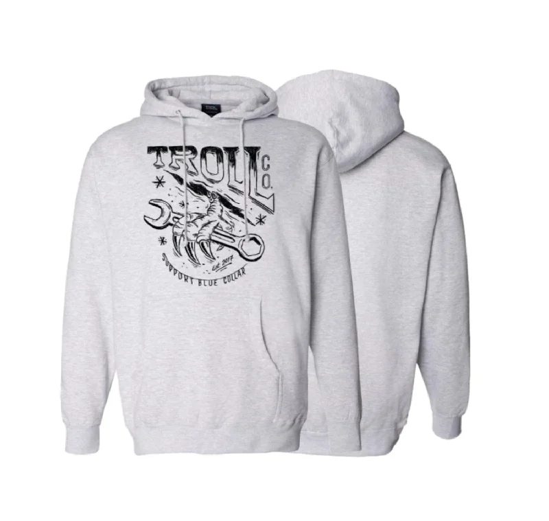 Sporty Troll Co. Men's Talon Wrench Graphic Hooded Sweatshirt