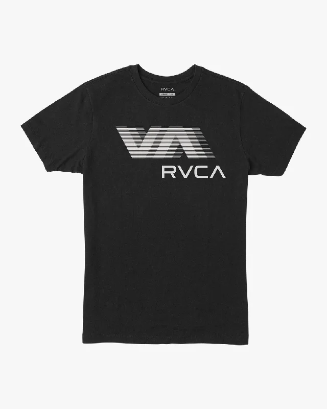 Corporate VA RVCA Blur Short Sleeve Performance Tee - Black