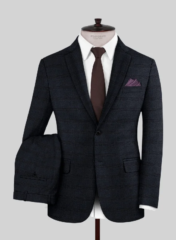 Pinstripe Italian Wool Silvia Suit