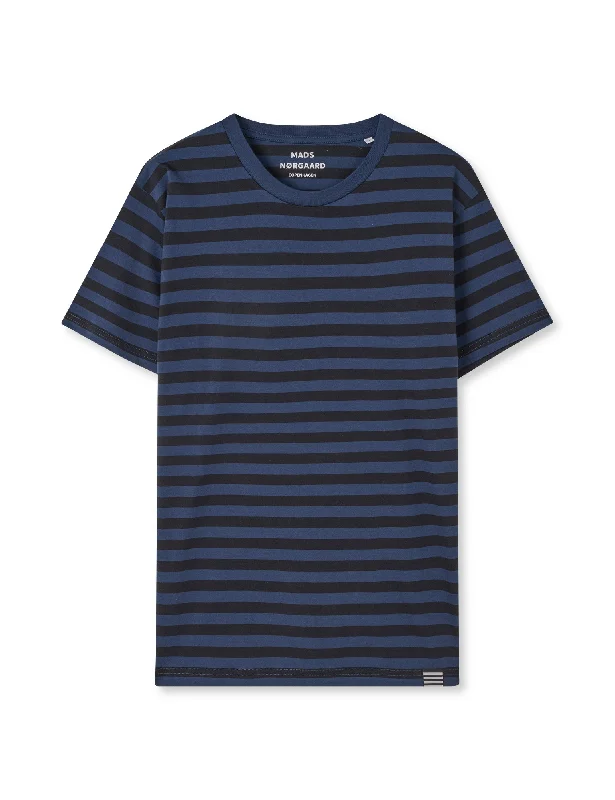 Sophisticated Organic Midi Thor Tee, Navy/Black