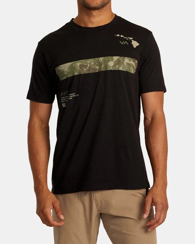 Business Hawaii Bar Tree Tee - Black