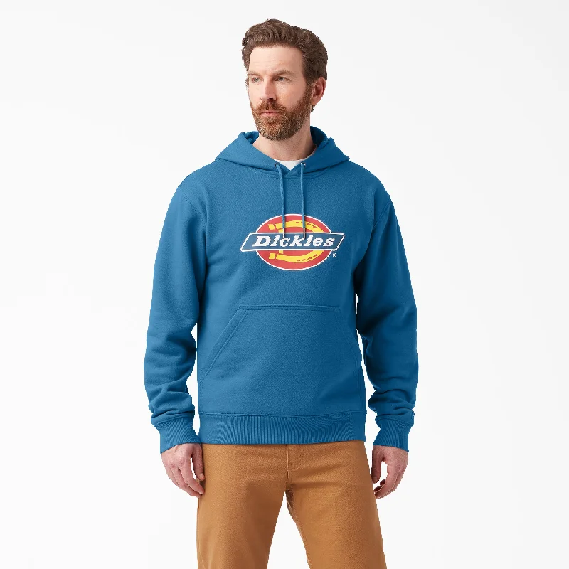 Elegant Dickies Men's Tri-Color Logo Knit Fleece Hoodie