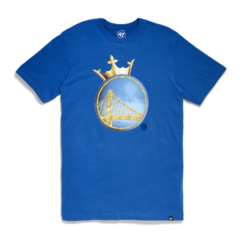 Bold-check Golden State Warriors Crown '47 Men's Franklin T-Shirt