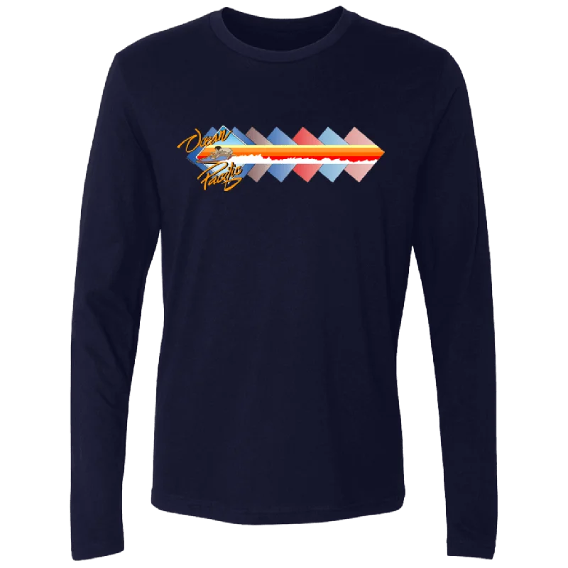 Double-breasted Diamonds Long Sleeve Tee