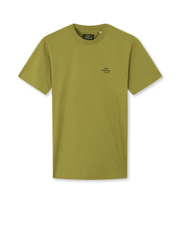 Sporty Cotton Jersey Frode Emb Logo Tee, Willow