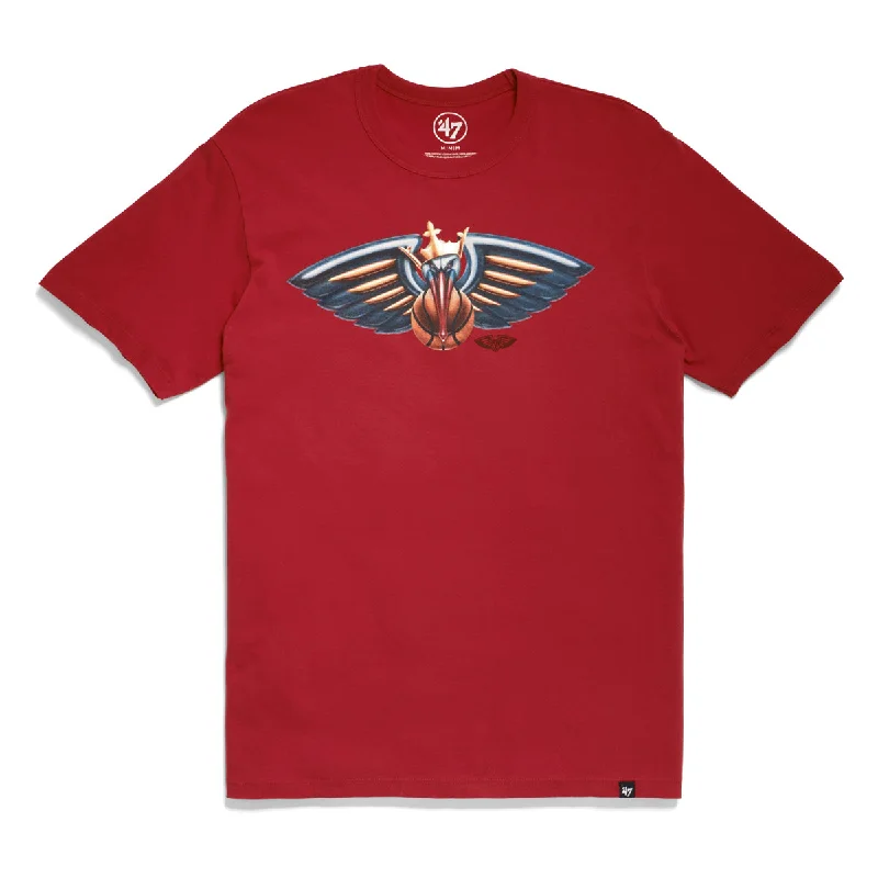 Designer New Orleans Pelicans Crown '47 Men's Franklin T-Shirt