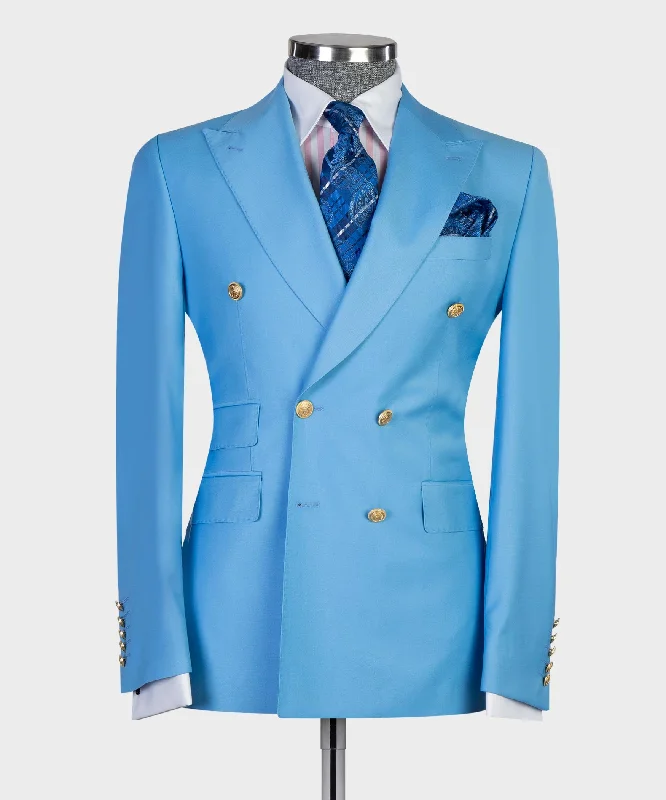 Wide-lapel Classic Double-Breasted