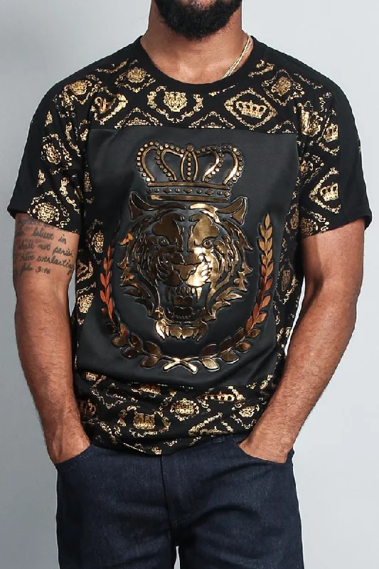 Timeless Crown Print Tiger T-Shirt