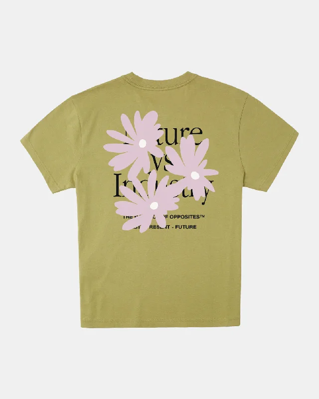 Slim-fit Ground Cover Tee - Avocado