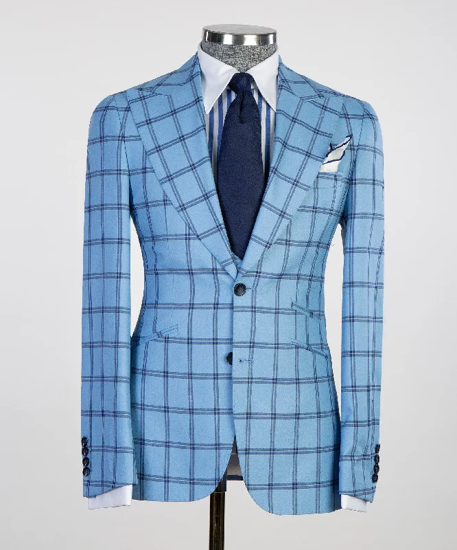 Pinstripe Plaid Suit