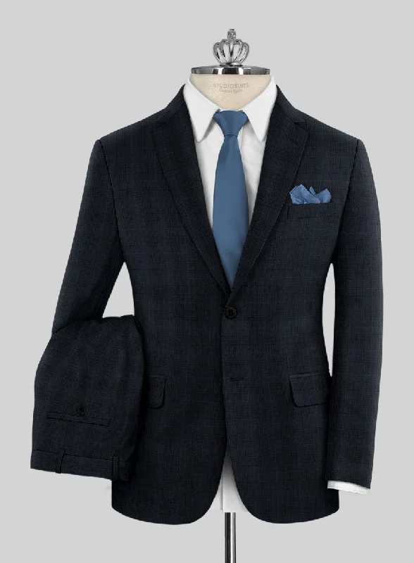 Street Bristol Alba Blue Checks Suit