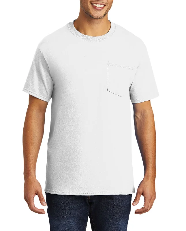 Luxe Men's Tall Short Sleeve Essential Pocket T-Shirt